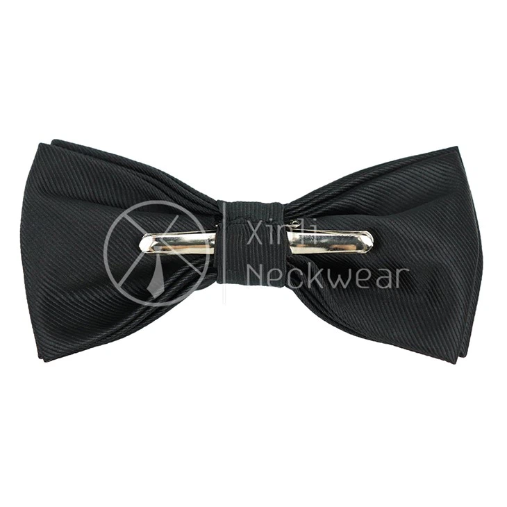 Black Clip Bow Tie
